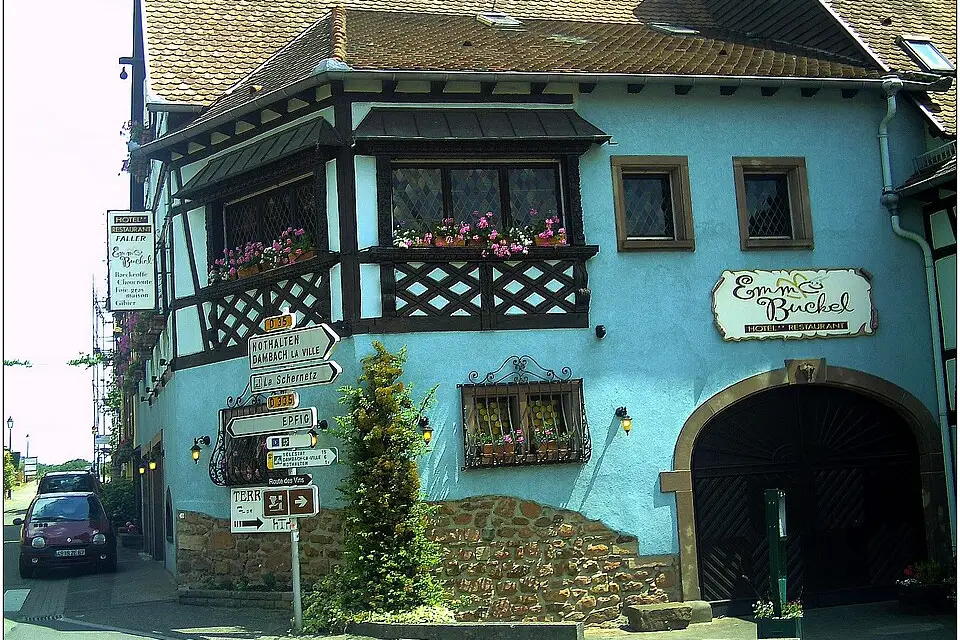 Stimmungsvolle Reiseansicht aus Elsass für Genussreise Elsass mit dem Bus – ehrlich eingeordnet