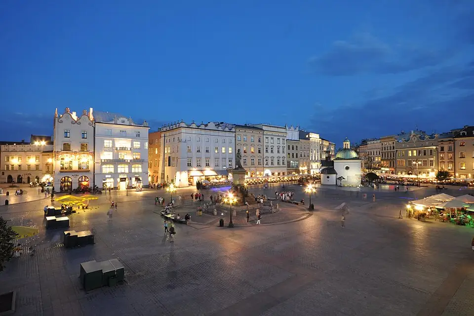 Landschaft und Sehenswürdigkeiten in Krakau für Kurzreise Krakau mit dem Bus – Tipps zur Auswahl