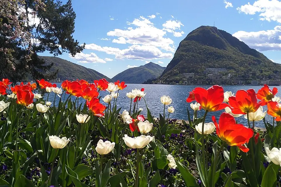 Stimmungsvolle Reiseansicht aus Tessin für Weihnachtsreise Tessin mit dem Bus – Reiseguide
