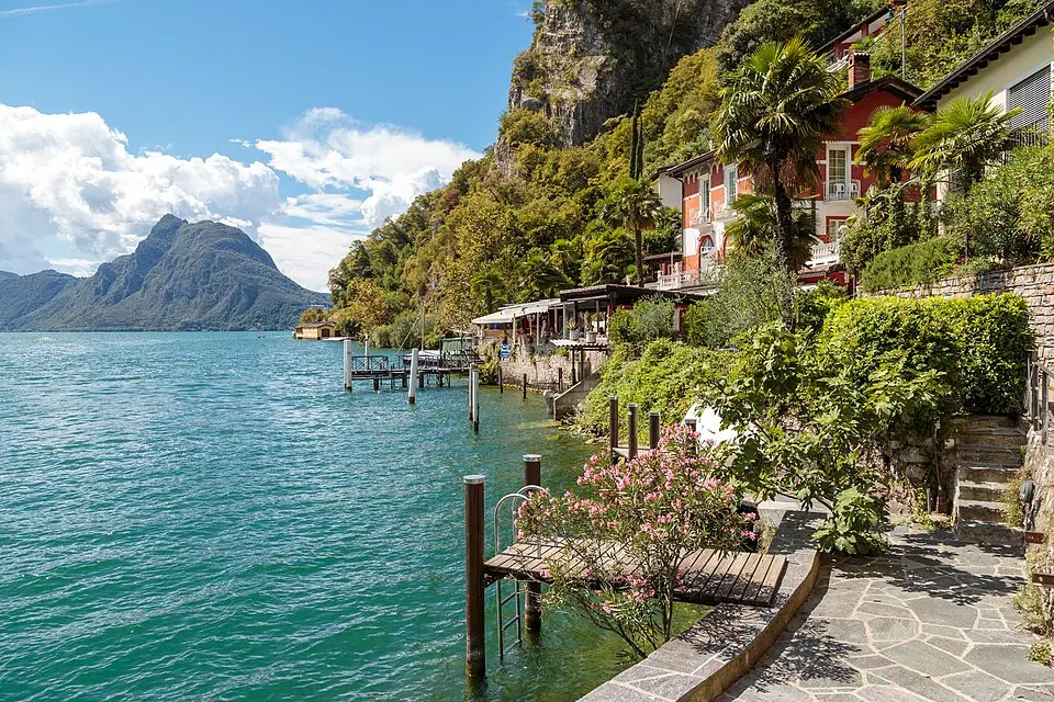 Stimmungsvolle Reiseansicht aus Tessin für Busreise Tessin ab NRW – Reiseguide