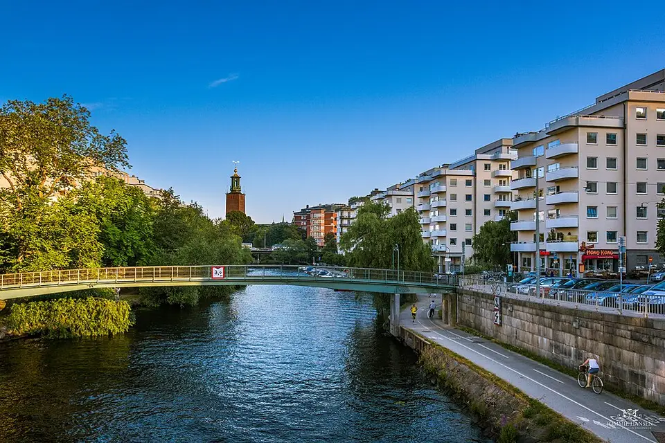 Stimmungsvolle Reiseansicht aus Stockholm für Busreise Stockholm im Winter – Reisecheck